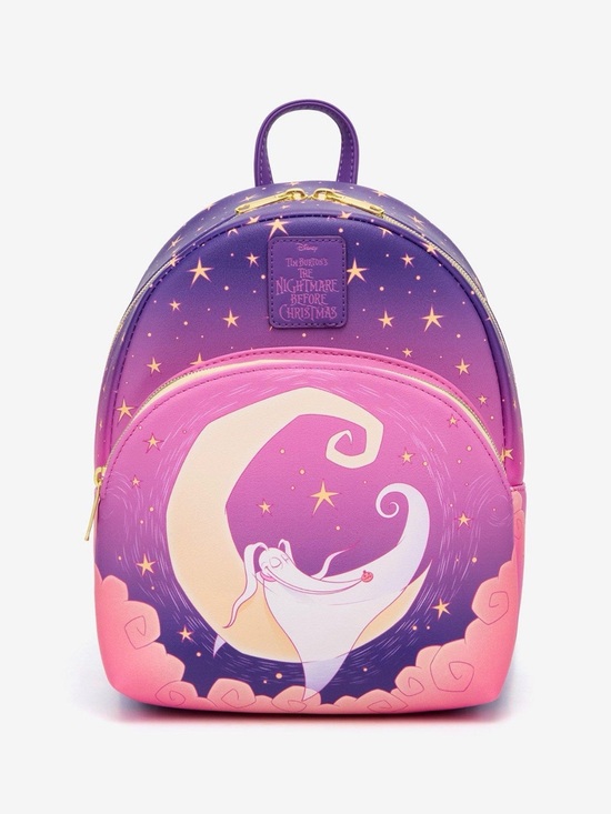 Loungefly Handbags - Loungefly Nightmare Before Christmas Zero & Moon Mini Backpack NBC Jack Sally